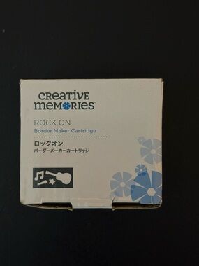 Creative Memories Brand New In Box Rock On Border Maker Cartridge